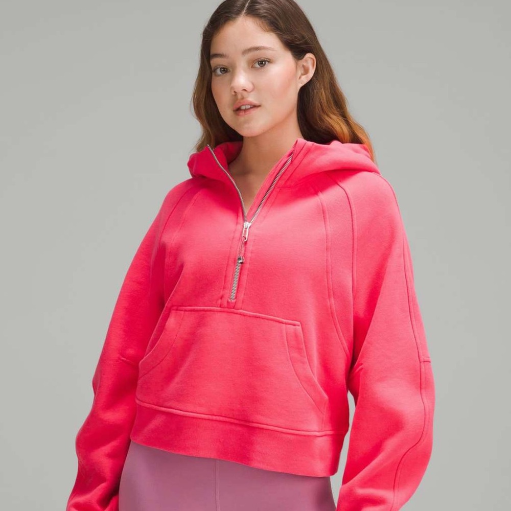 Lululemon | Scuba Oversized Half-Zip Hoodie | Lip Gloss | Size M/L